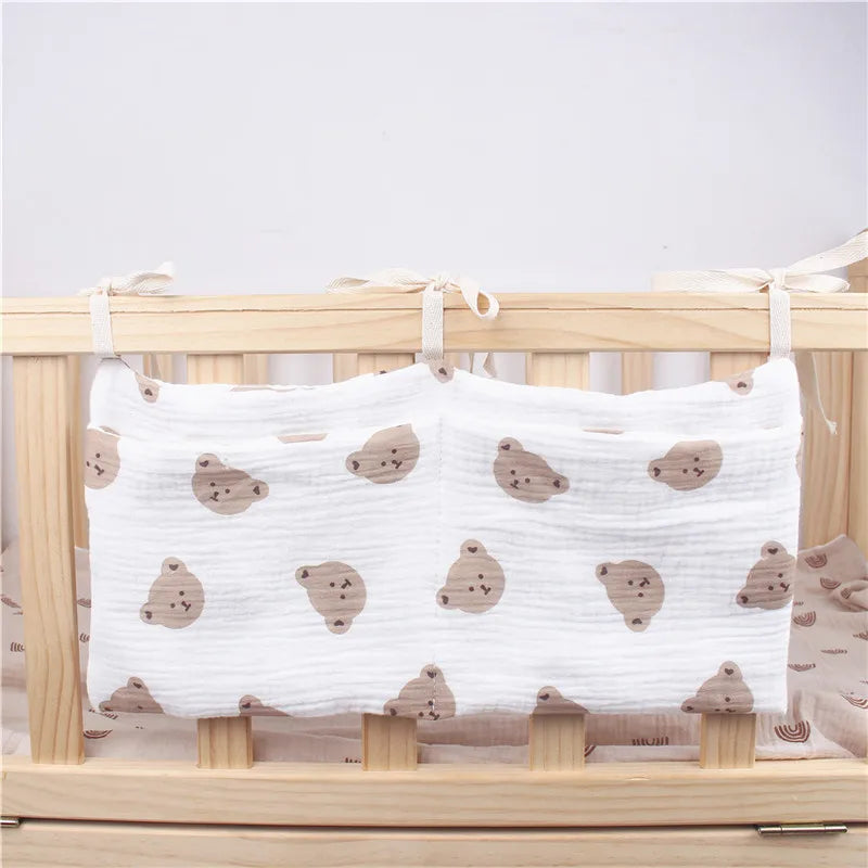 Baby Crib Organizer – 2-Pocket Hanging Storage Bag