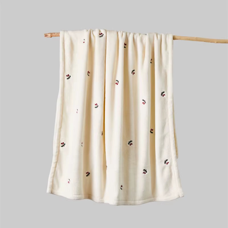 Soft Fleece Baby Blanket – Warm Swaddle & Stroller Cover