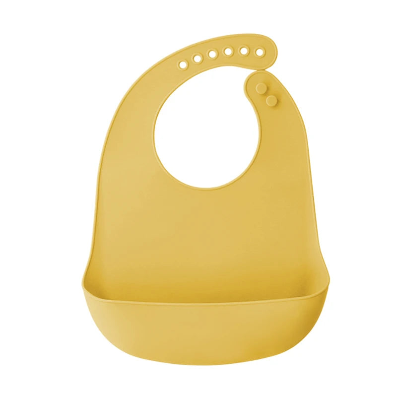 Waterproof Silicone Baby Bib – Soft & Adjustable