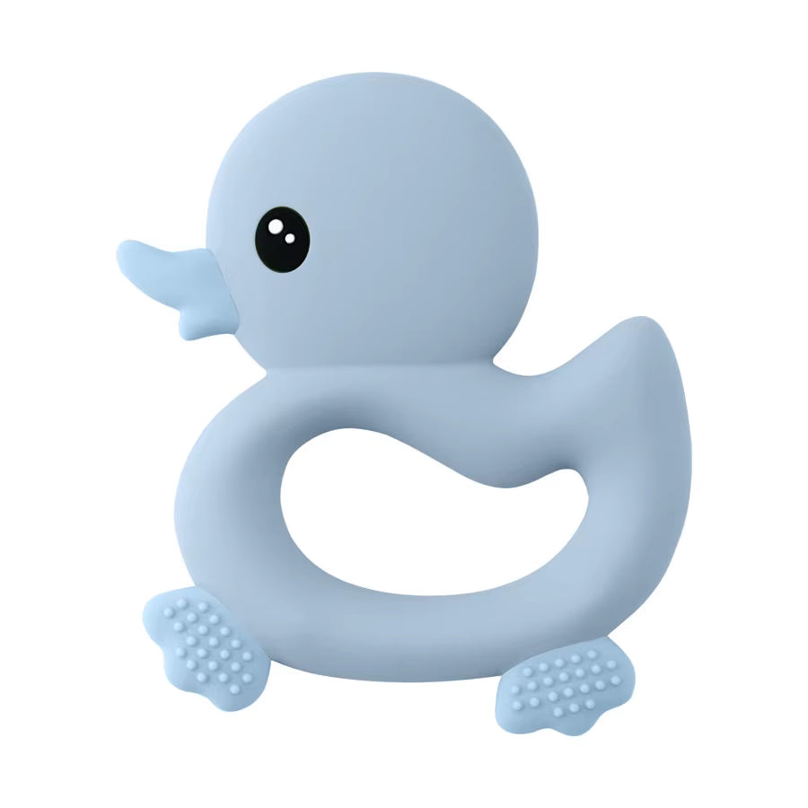 Baby Duck Silicone Teether – Soft, BPA-Free Teething Toy