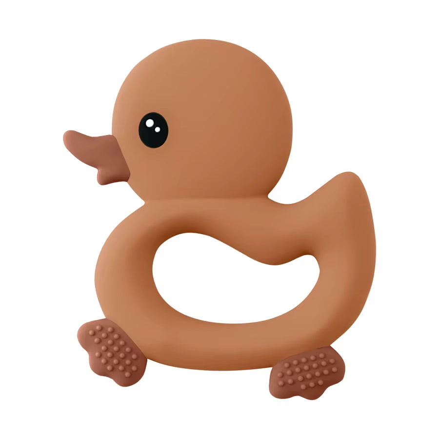 Baby Duck Silicone Teether – Soft, BPA-Free Teething Toy