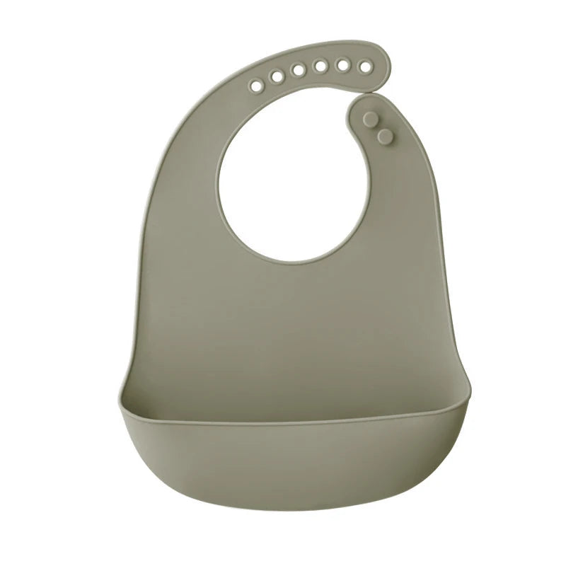 Waterproof Silicone Baby Bib – Soft & Adjustable