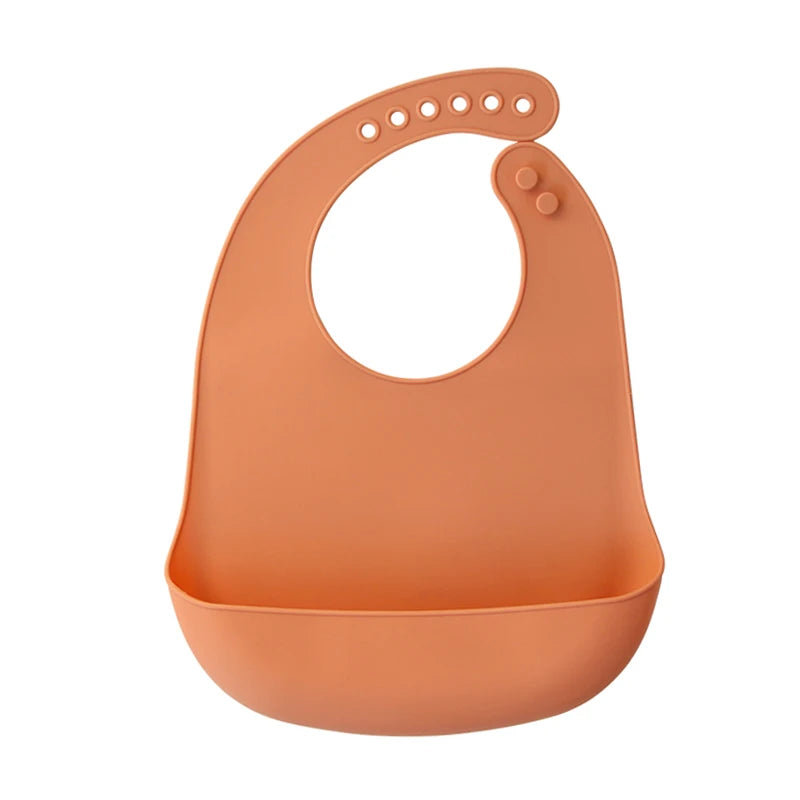 Waterproof Silicone Baby Bib – Soft & Adjustable