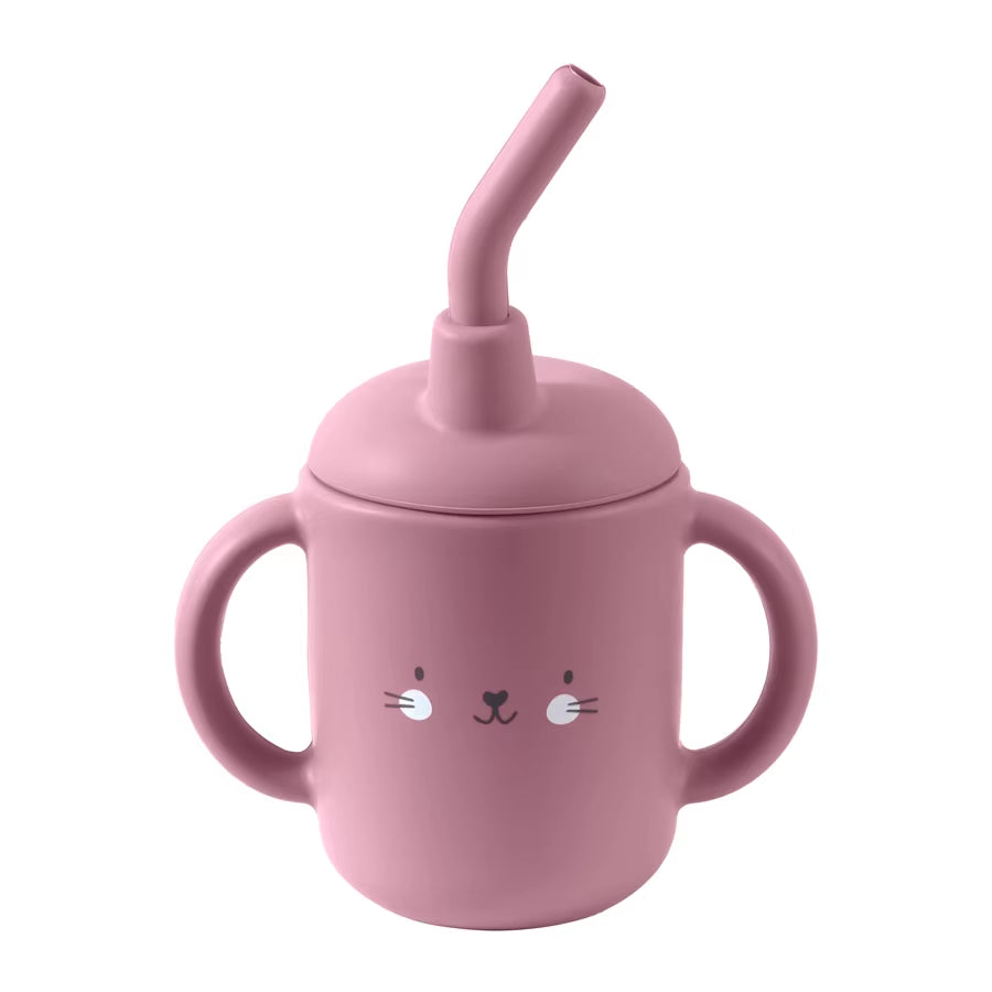 Portable Baby Sippy Cup & Snack Container – Silicone Feeding Cup