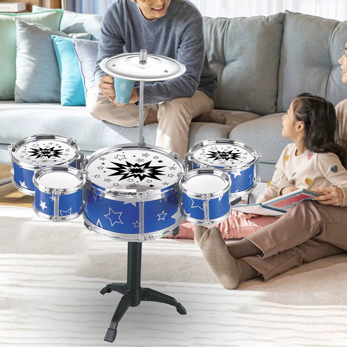 Kids Mini Drum Set – Educational Musical Toy for Boys & Girls