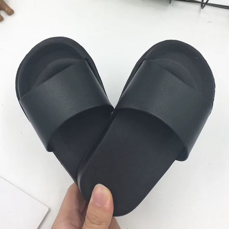 Baby Slippers Boy Girl Summer Kids Solid Shoes Non-Slip Beach Sandals Toddler Indoor Bathroom Children Slippers