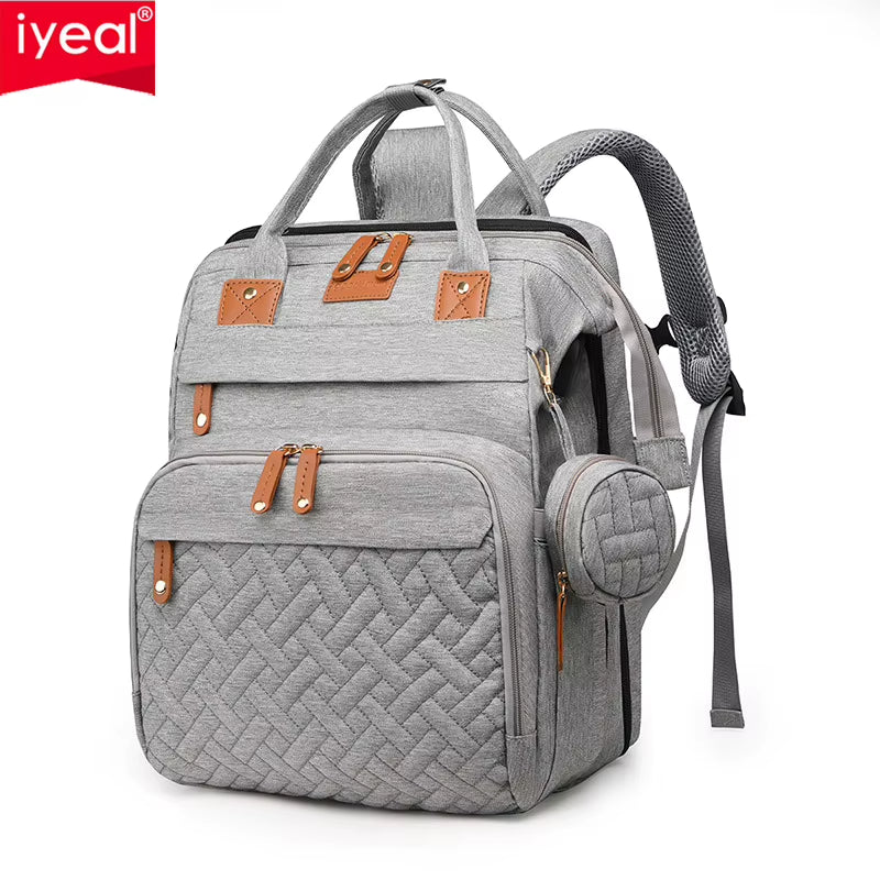 Multifunctional Mommy Bag with Baby Crib & Mosquito Net