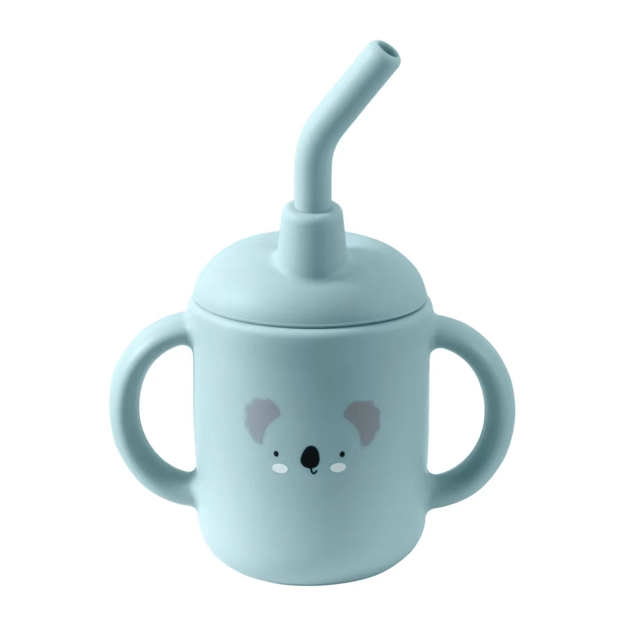 Portable Baby Sippy Cup & Snack Container – Silicone Feeding Cup