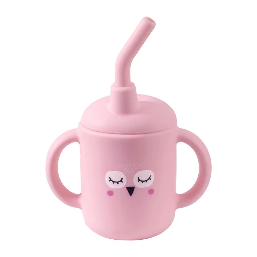 Portable Baby Sippy Cup & Snack Container – Silicone Feeding Cup