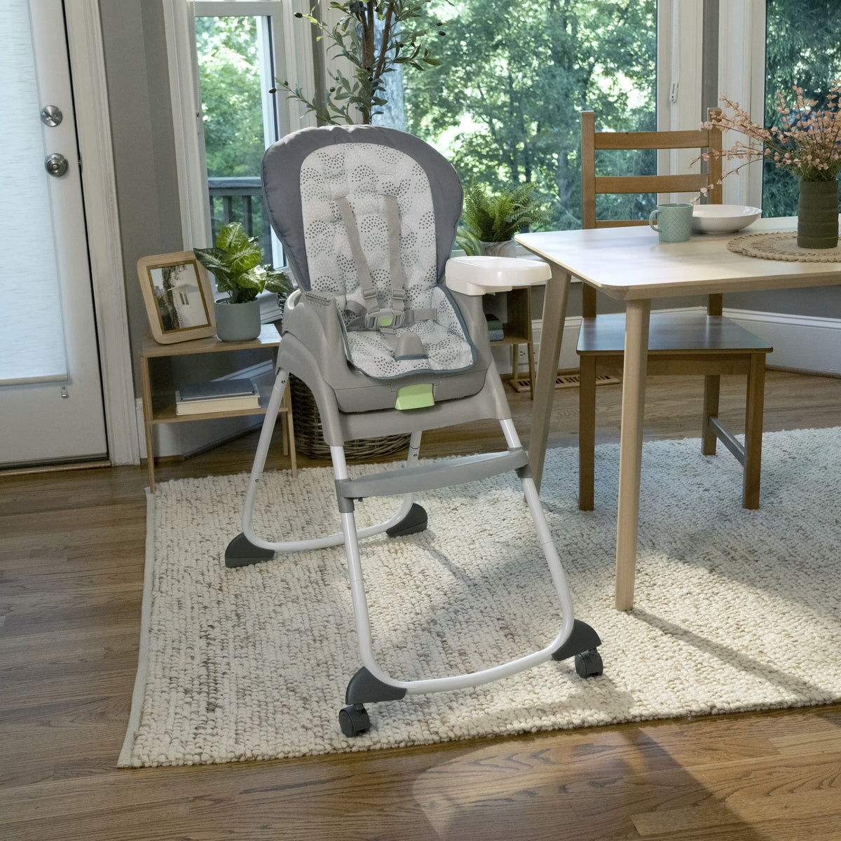 Full Course 6-In-1 Infant Baby High Chair, Unisex, Age up to 5 Years, Astro, Gray