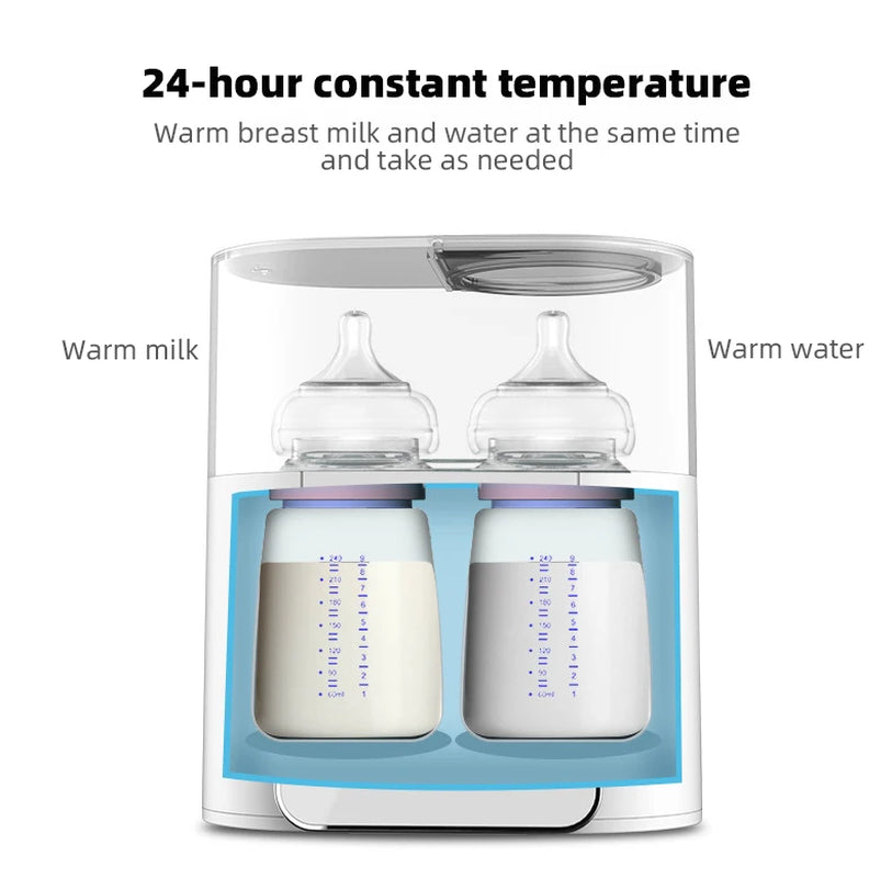 Fast Baby Bottle Warmer & Sterilizer with Temperature Control