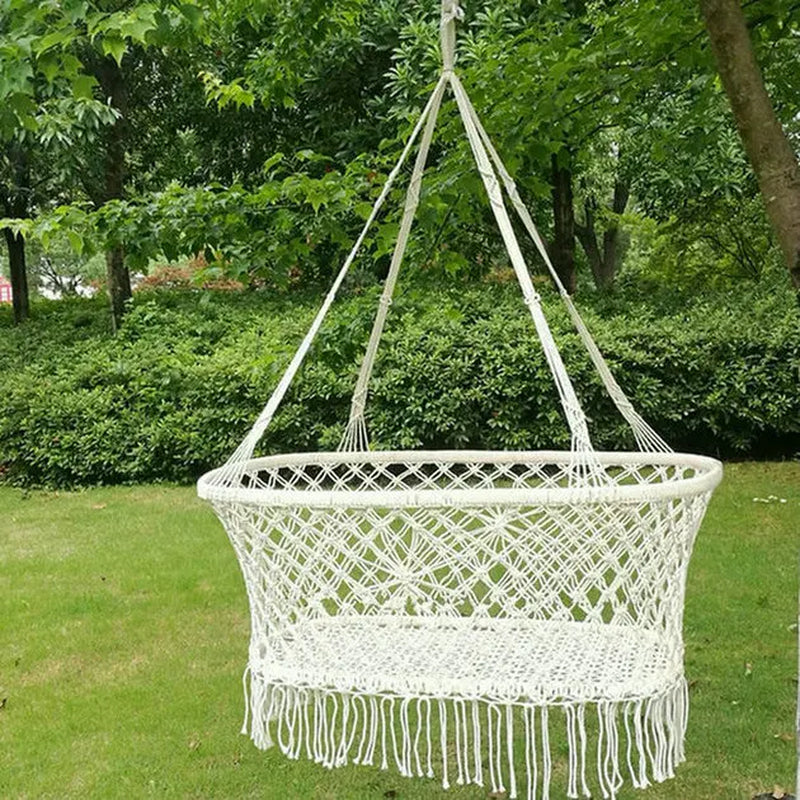 Baby Hanging Bassinet Cradle – Portable Nursery Bed (35” x 23.25” x 14”)