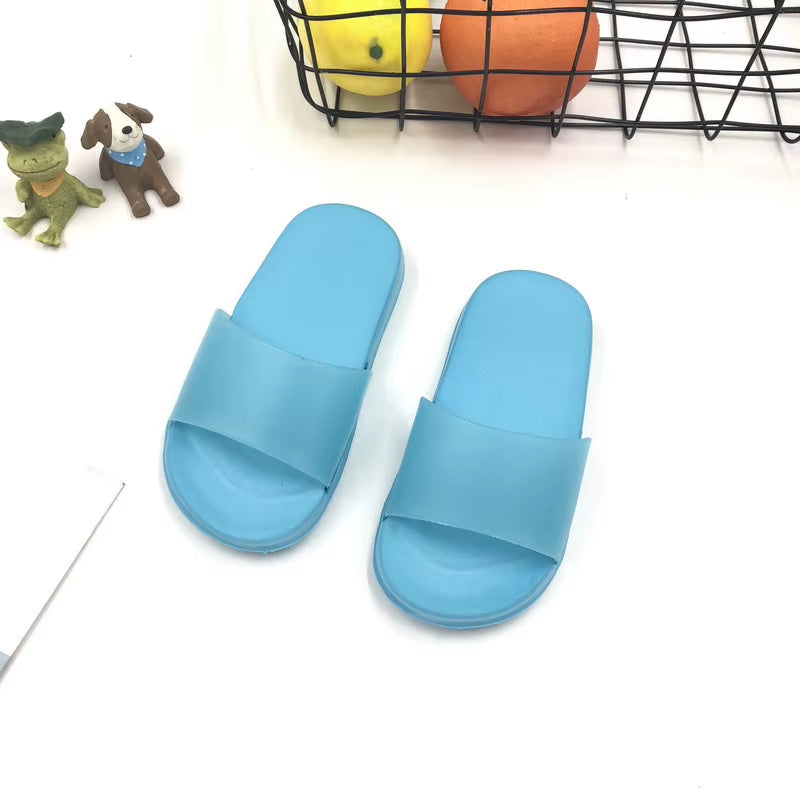 Baby Slippers Boy Girl Summer Kids Solid Shoes Non-Slip Beach Sandals Toddler Indoor Bathroom Children Slippers