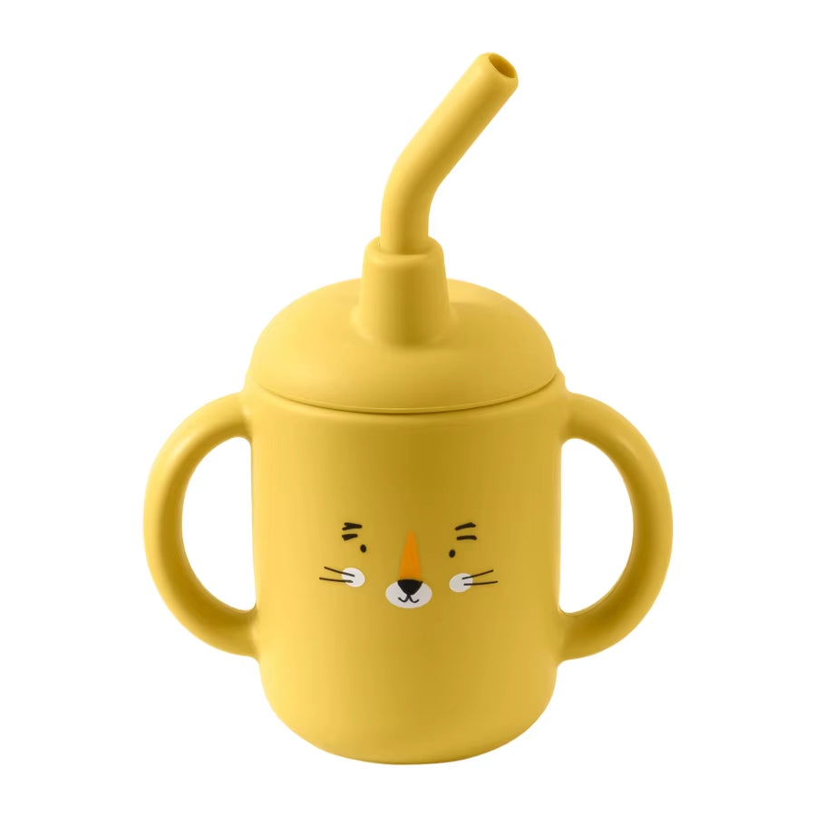 Portable Baby Sippy Cup & Snack Container – Silicone Feeding Cup