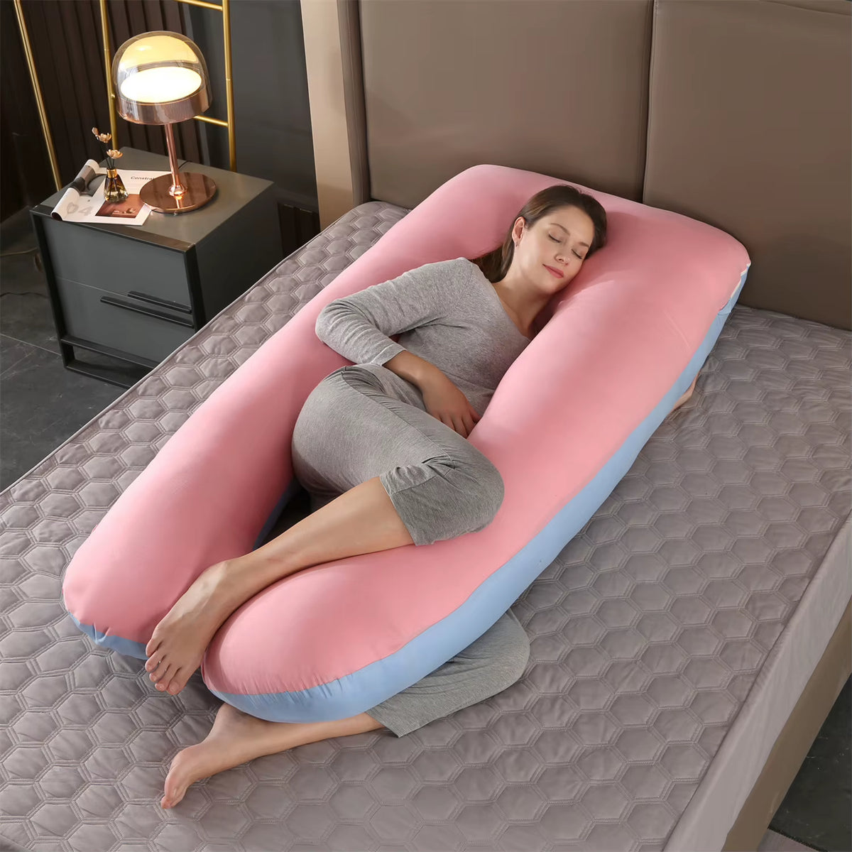 U-Shaped Pillows for Pregnant Women - Disassembled, Washable, Large Cushions for Waist Support - Wholesale Available