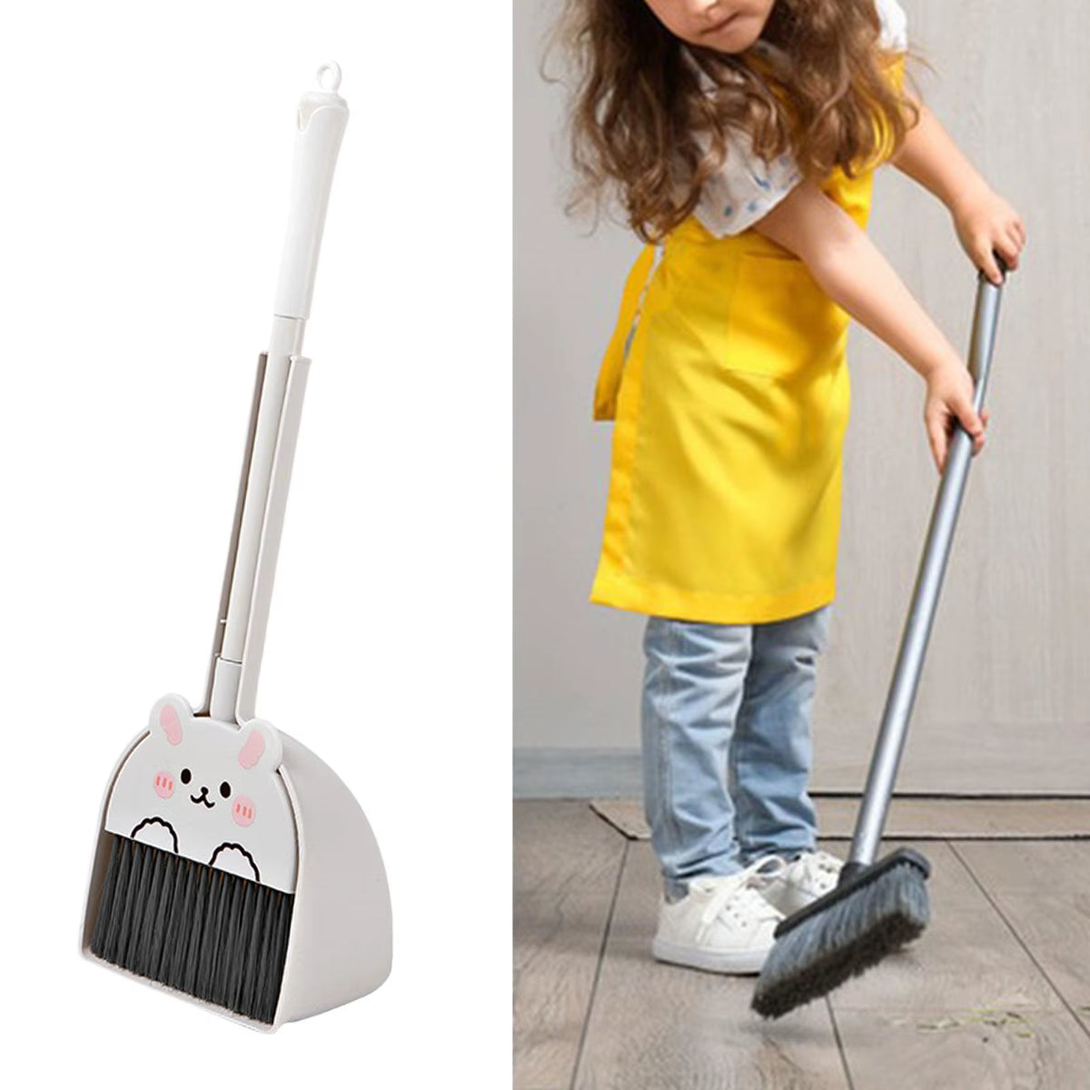 Kids Cleaning Set – Mini Broom & Dustpan