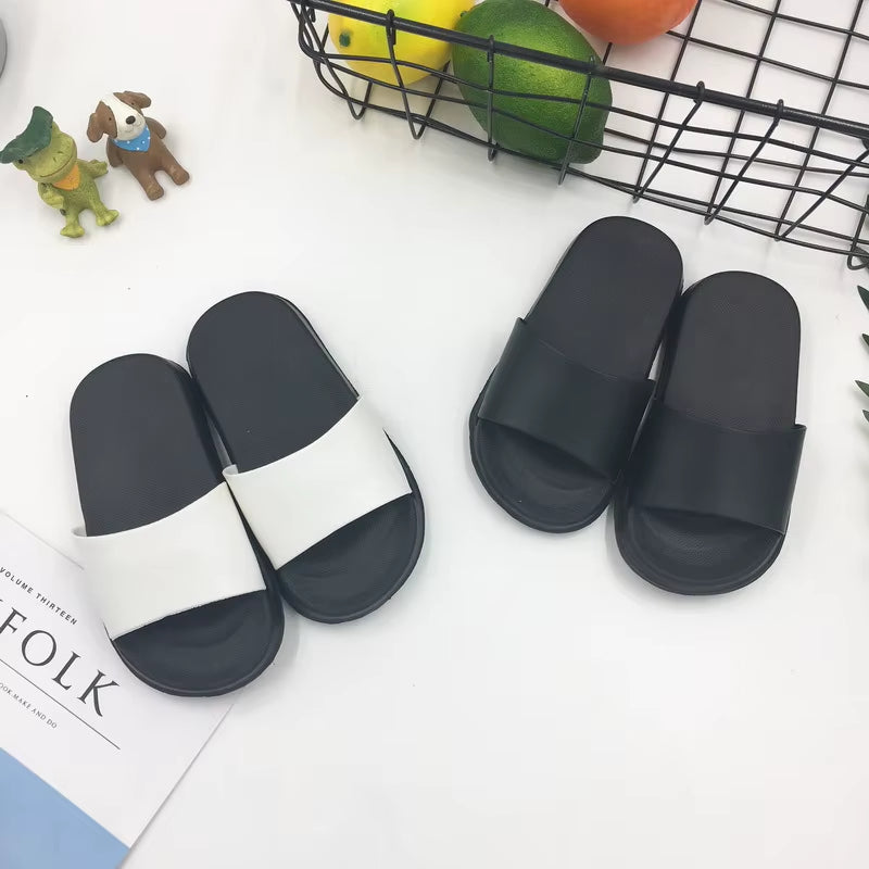 Baby Slippers Boy Girl Summer Kids Solid Shoes Non-Slip Beach Sandals Toddler Indoor Bathroom Children Slippers