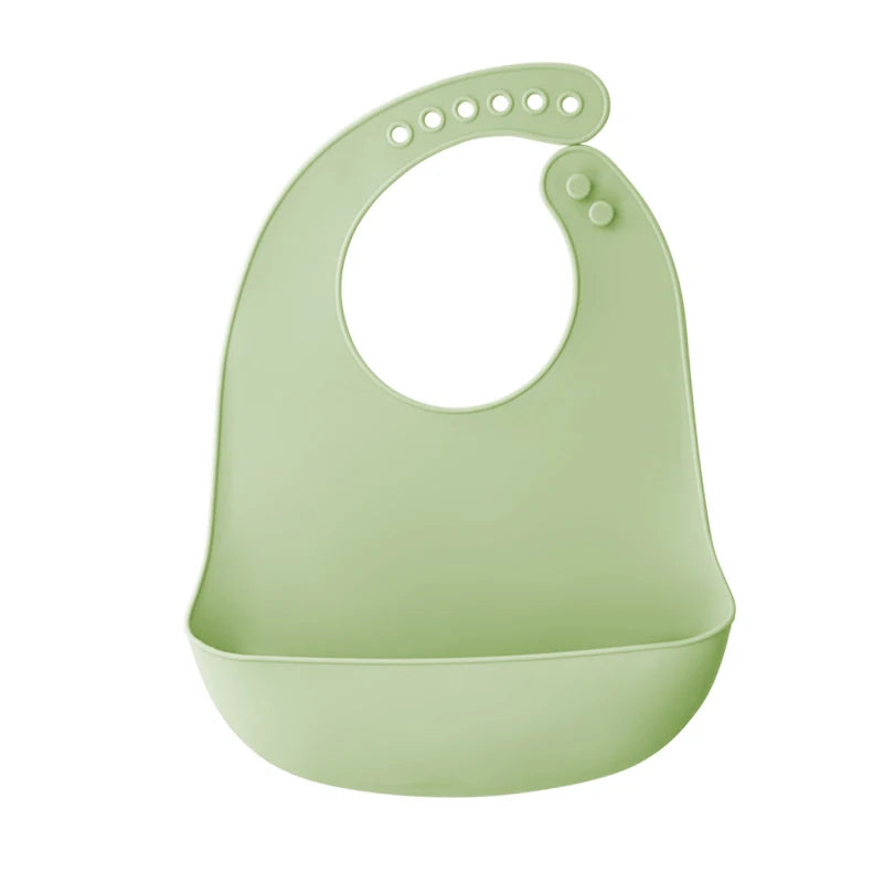 Waterproof Silicone Baby Bib – Soft & Adjustable