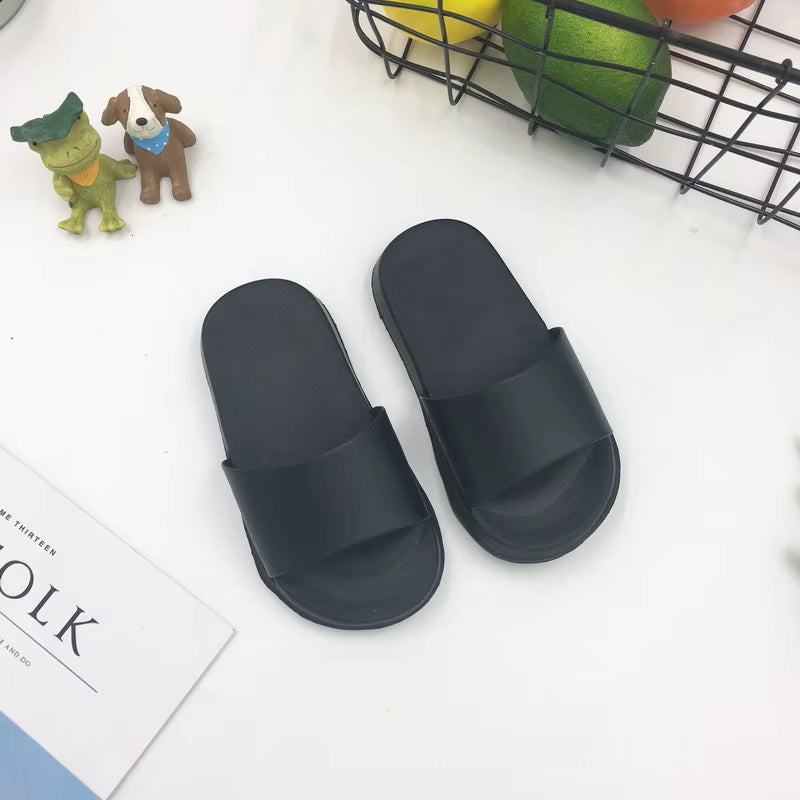 Baby Slippers Boy Girl Summer Kids Solid Shoes Non-Slip Beach Sandals Toddler Indoor Bathroom Children Slippers
