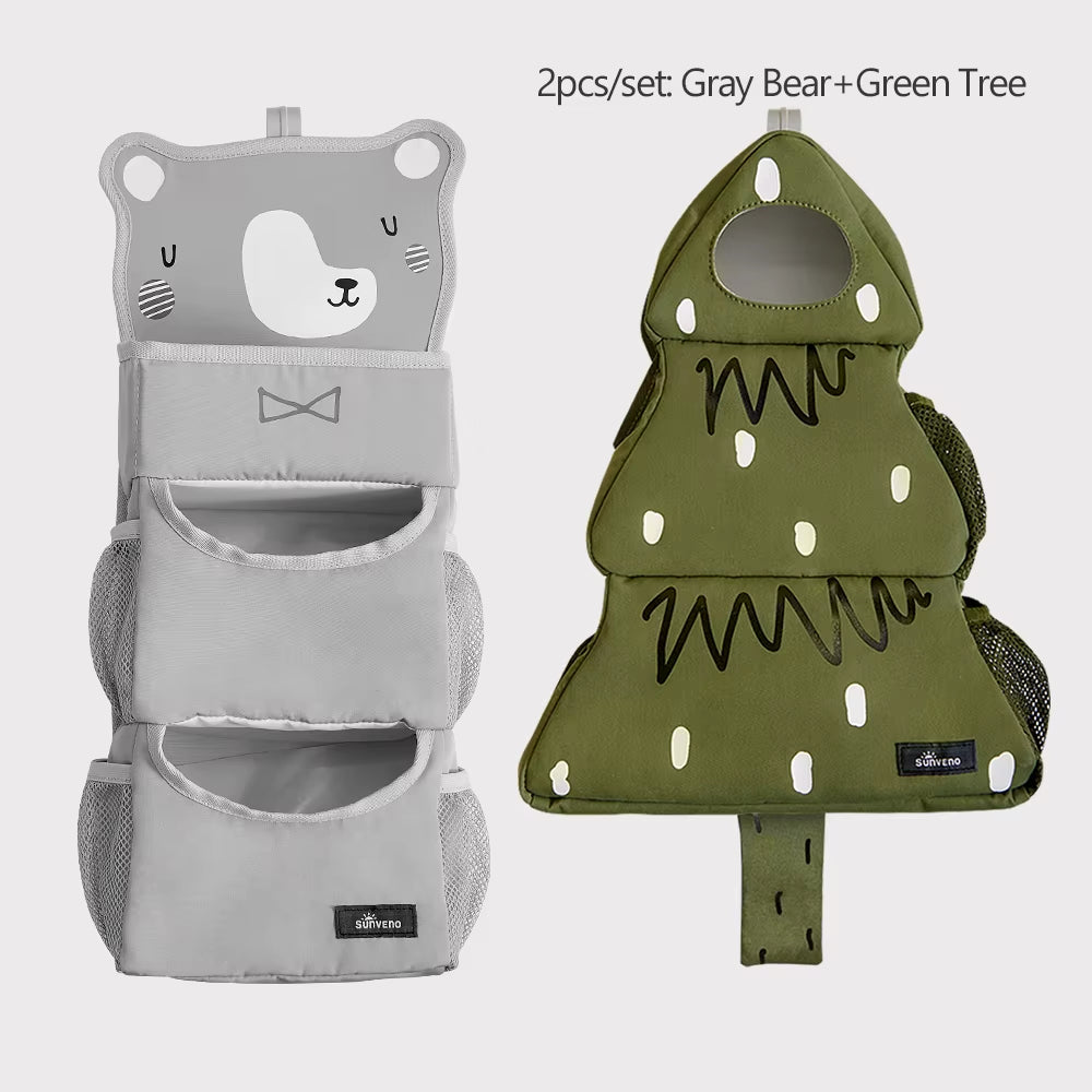 Cute Baby Crib Hanging Organizer for Baby Essentials