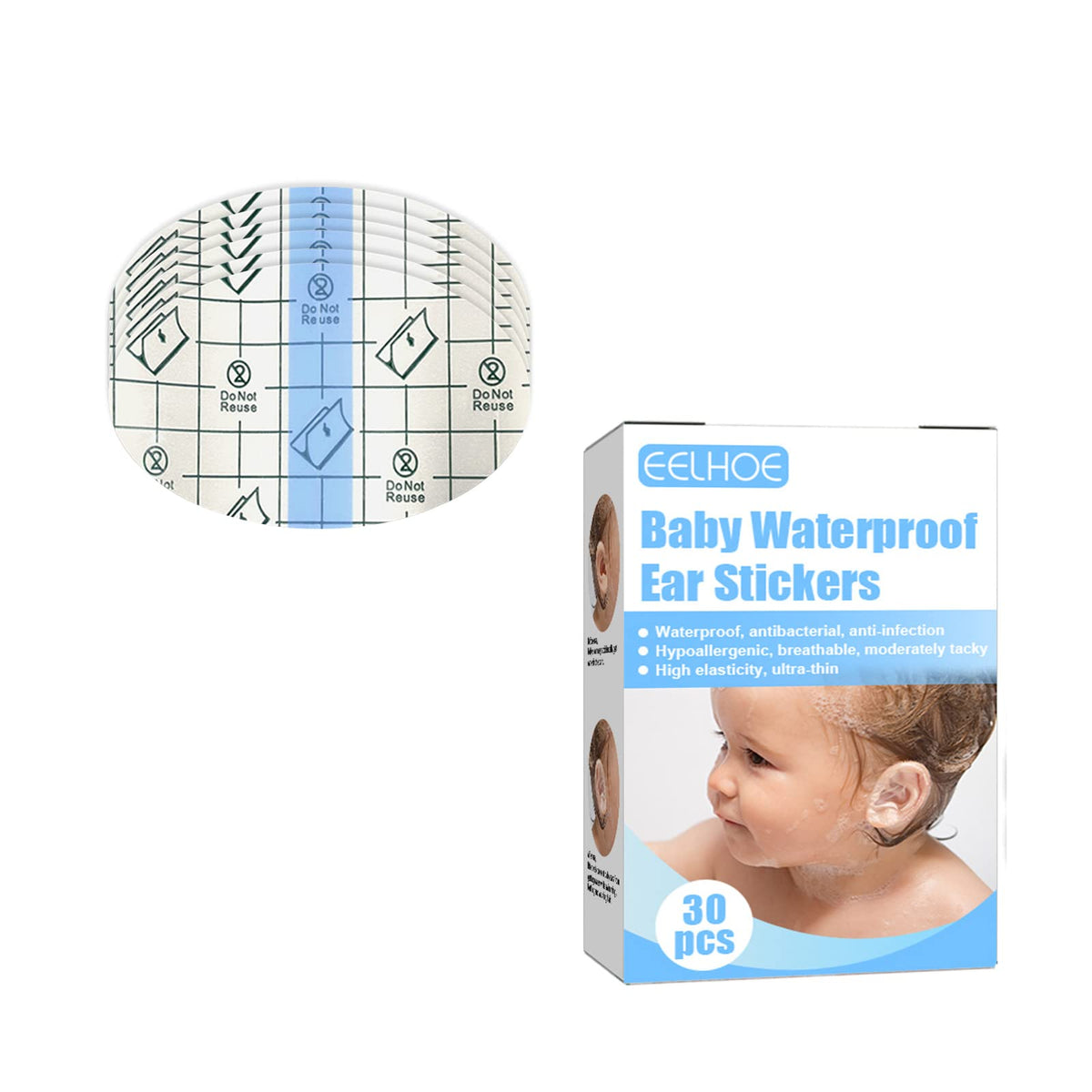 Baby Waterproof Ear Stickers