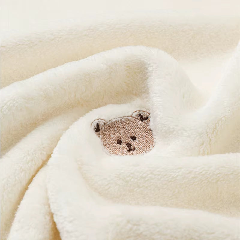 Soft Fleece Baby Blanket – Warm Swaddle & Stroller Cover