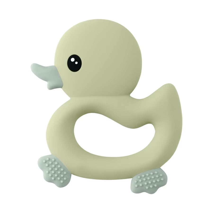 Baby Duck Silicone Teether – Soft, BPA-Free Teething Toy