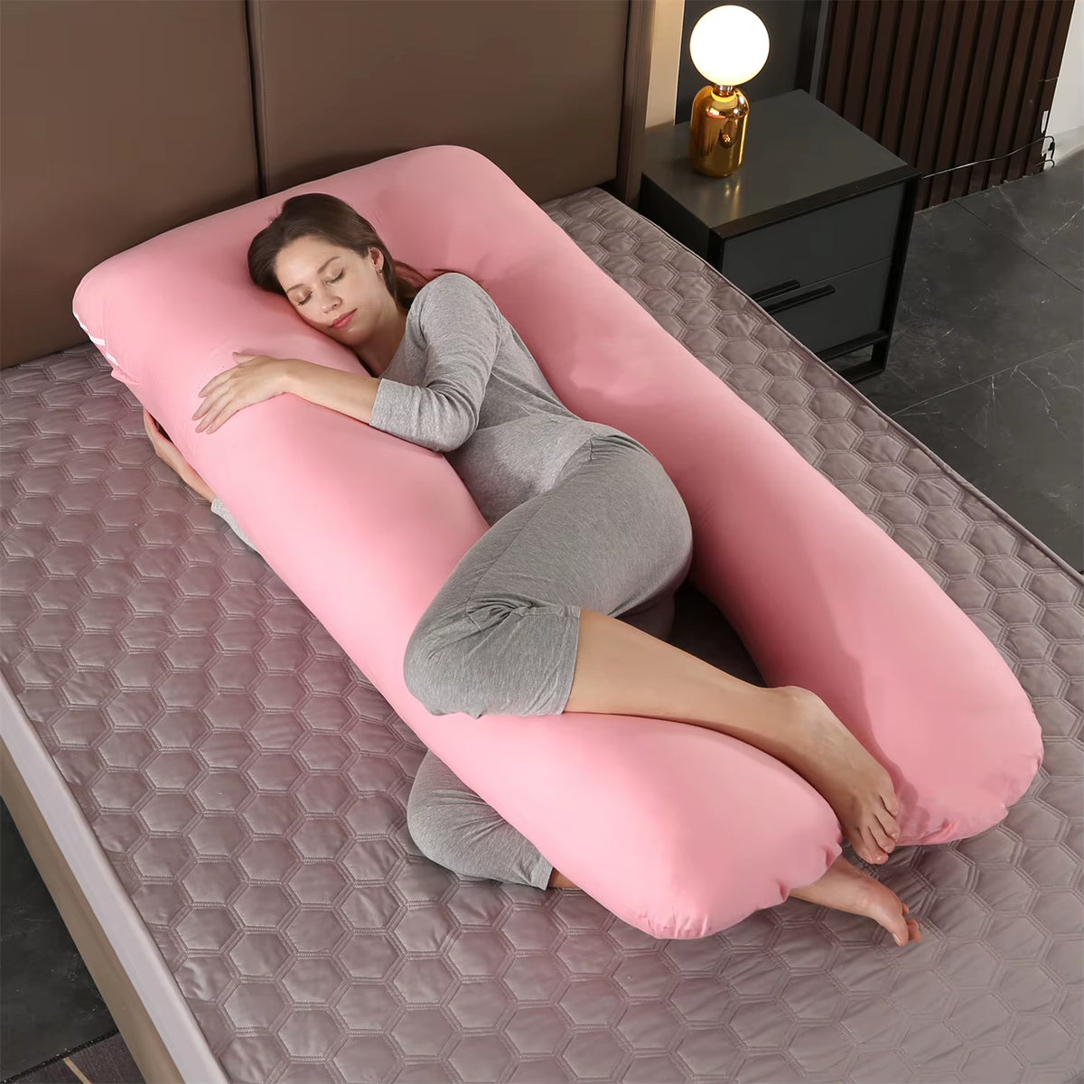 U-Shaped Pillows for Pregnant Women - Disassembled, Washable, Large Cushions for Waist Support - Wholesale Available