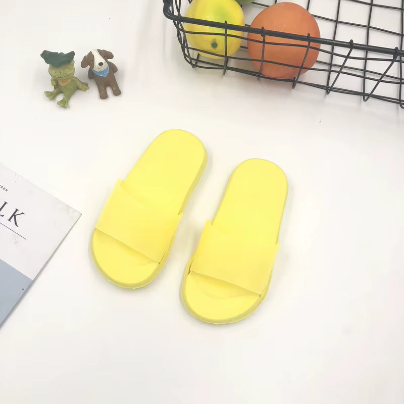 Baby Slippers Boy Girl Summer Kids Solid Shoes Non-Slip Beach Sandals Toddler Indoor Bathroom Children Slippers