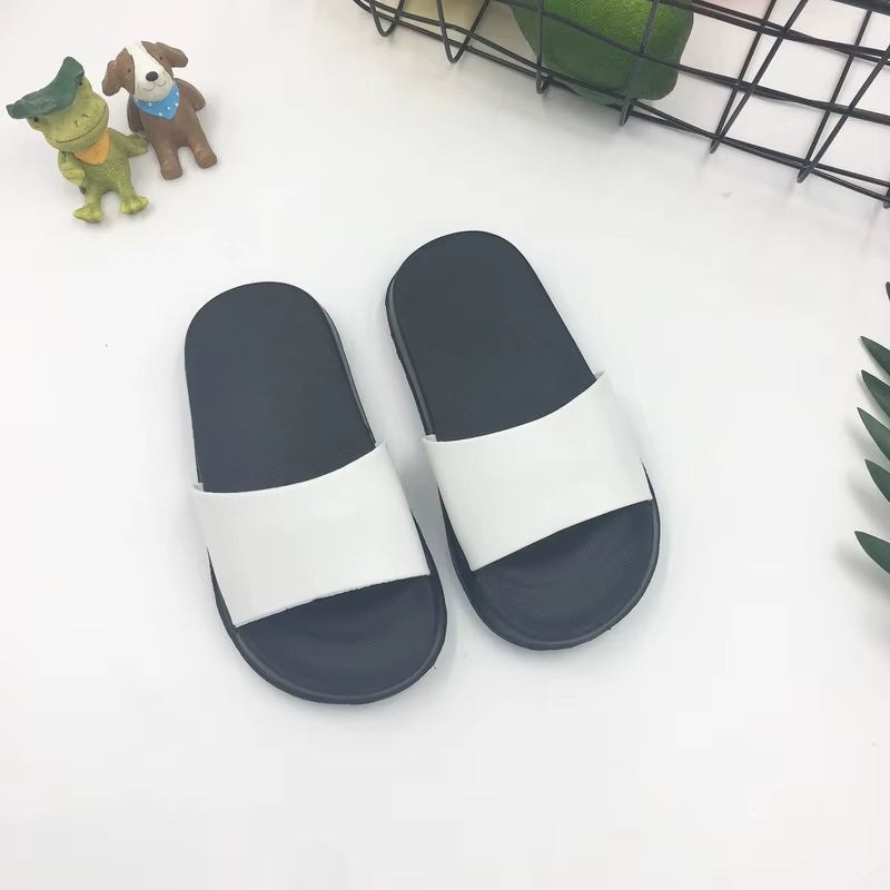 Baby Slippers Boy Girl Summer Kids Solid Shoes Non-Slip Beach Sandals Toddler Indoor Bathroom Children Slippers