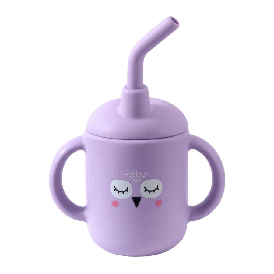 Portable Baby Sippy Cup & Snack Container – Silicone Feeding Cup