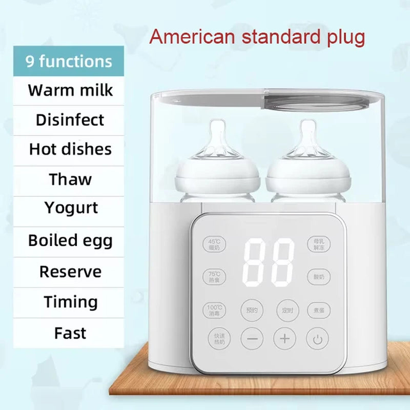 Fast Baby Bottle Warmer & Sterilizer with Temperature Control
