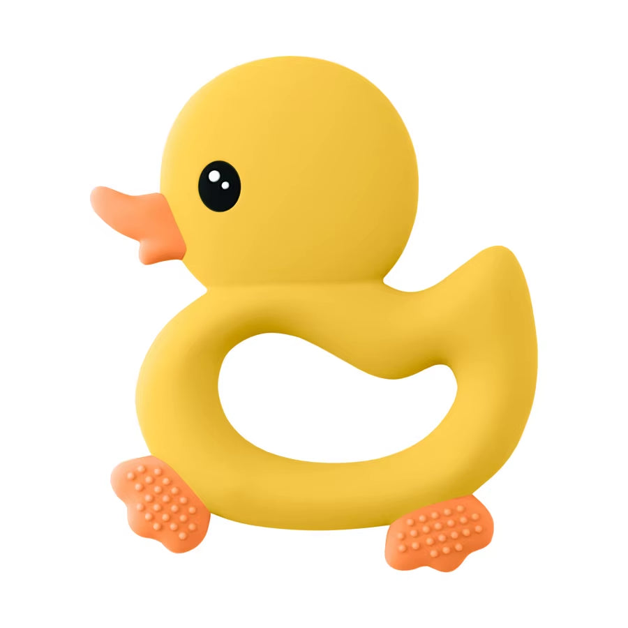 Baby Duck Silicone Teether – Soft, BPA-Free Teething Toy