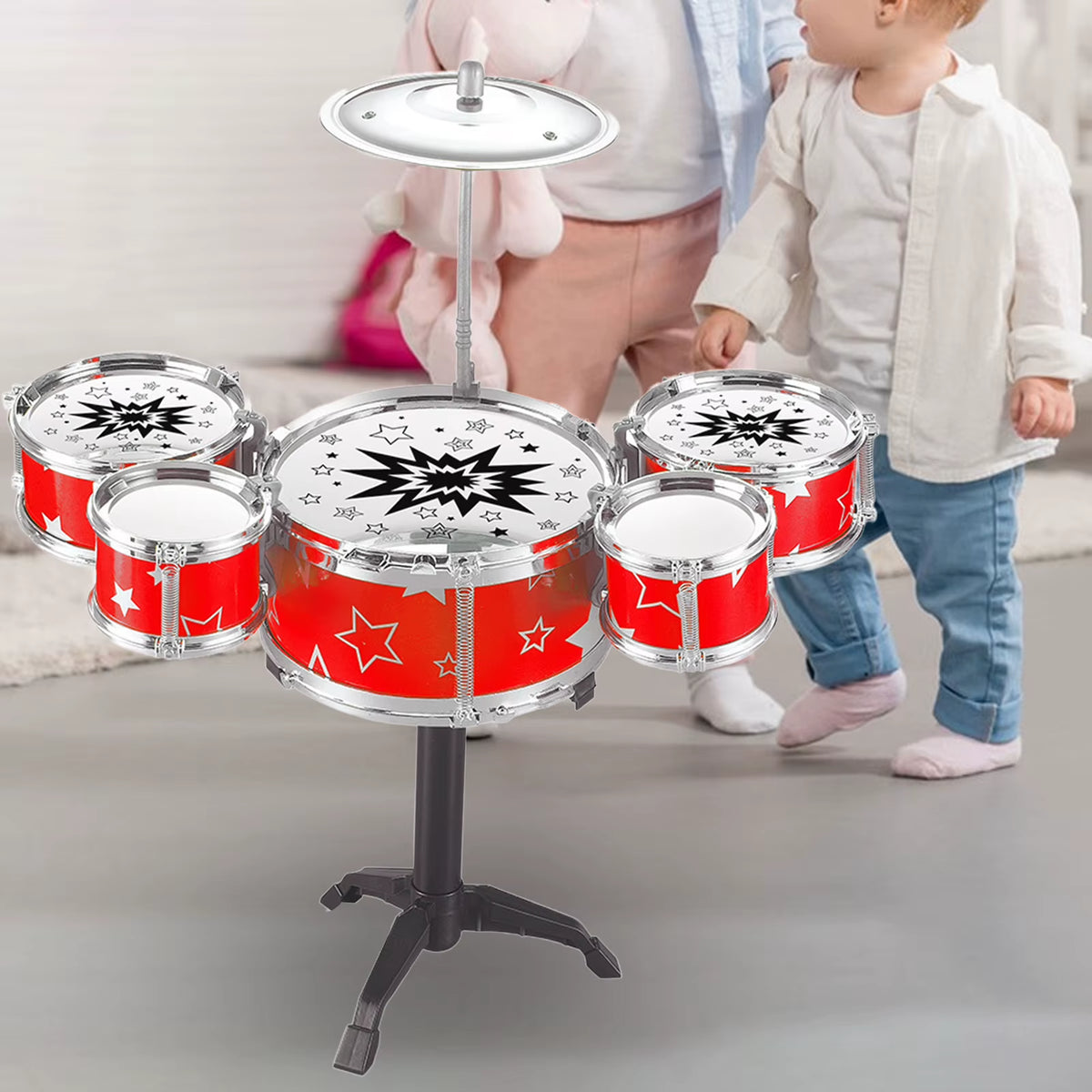Kids Mini Drum Set – Educational Musical Toy for Boys & Girls