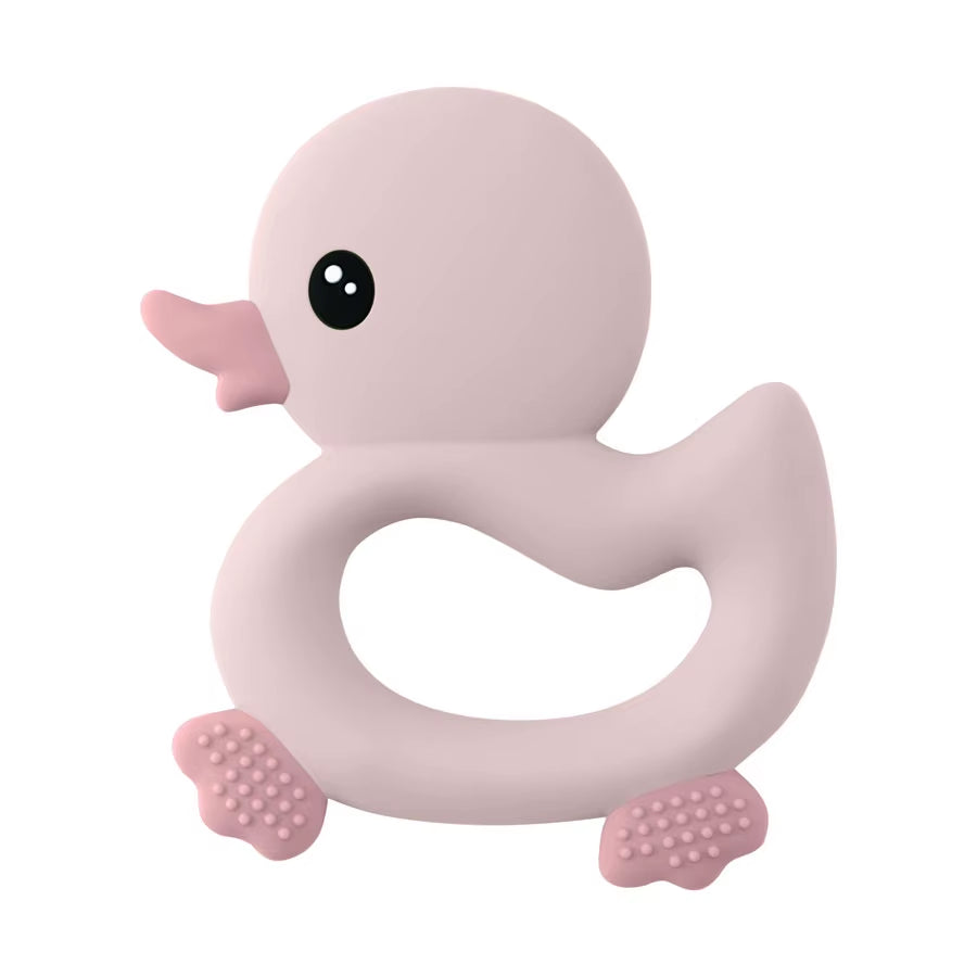 Baby Duck Silicone Teether – Soft, BPA-Free Teething Toy
