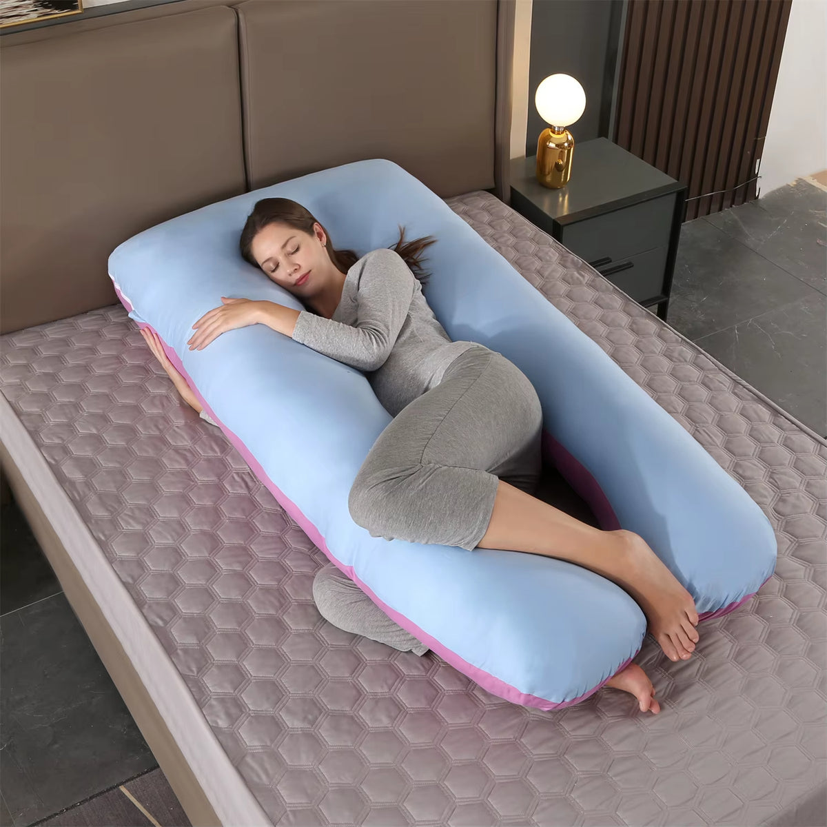 U-Shaped Pillows for Pregnant Women - Disassembled, Washable, Large Cushions for Waist Support - Wholesale Available