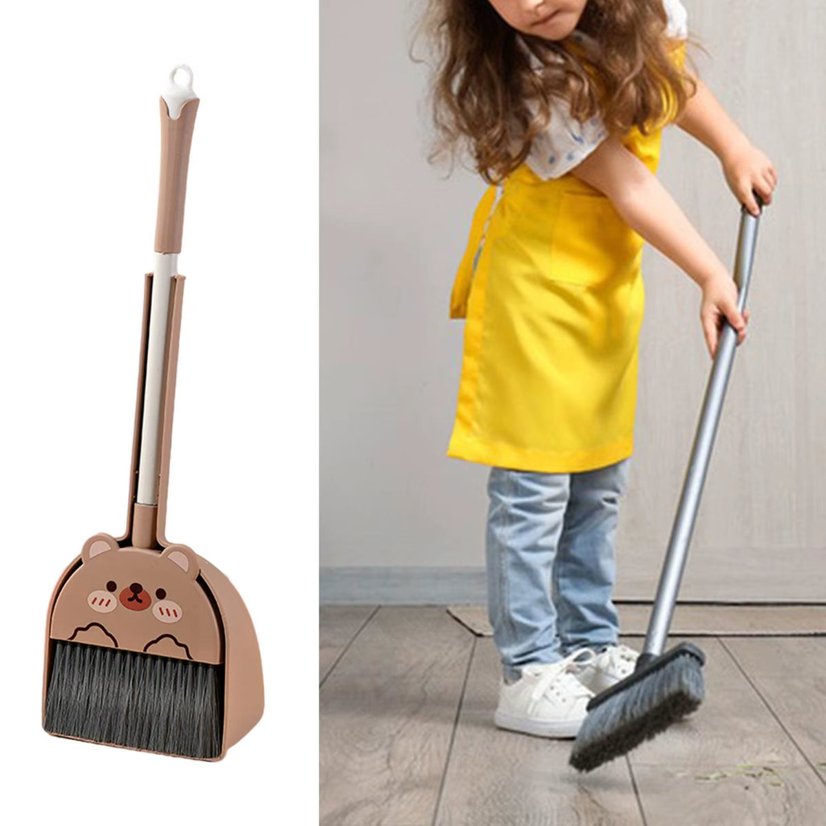 Kids Cleaning Set – Mini Broom & Dustpan