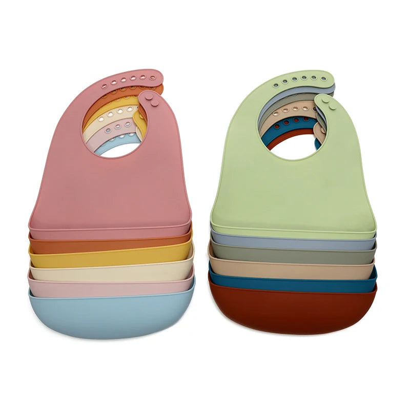 Waterproof Silicone Baby Bib – Soft & Adjustable