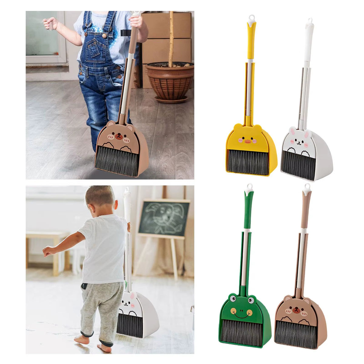 Kids Cleaning Set – Mini Broom & Dustpan