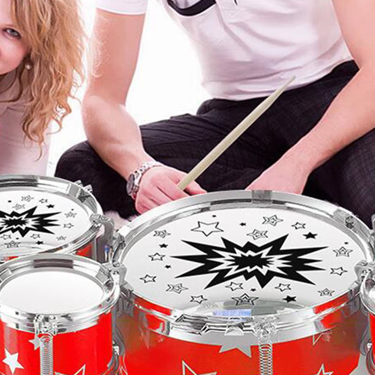 Kids Mini Drum Set – Educational Musical Toy for Boys & Girls