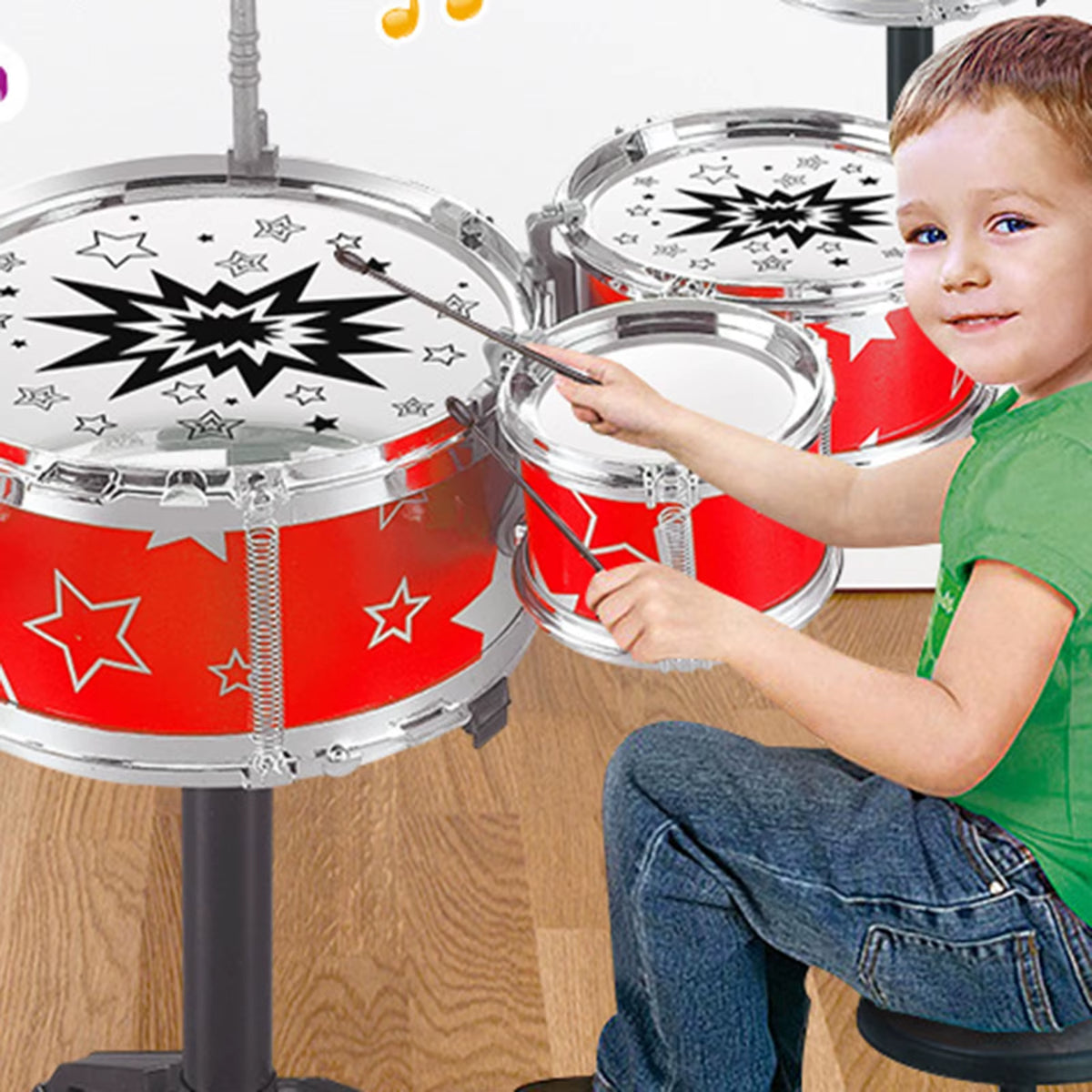 Kids Mini Drum Set – Educational Musical Toy for Boys & Girls