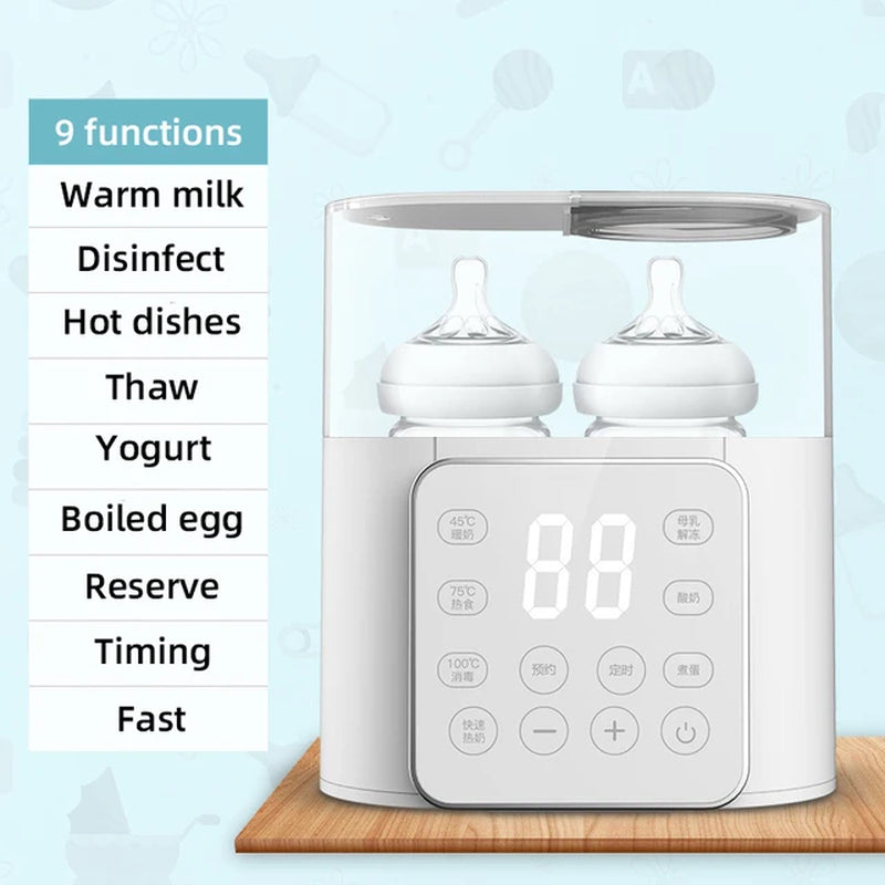 Fast Baby Bottle Warmer & Sterilizer with Temperature Control