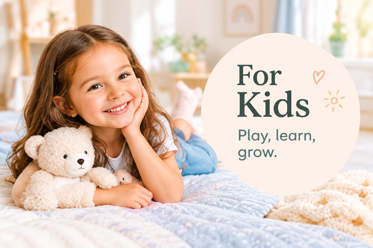 For Kids banner without Shop button